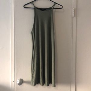 Olive green dress